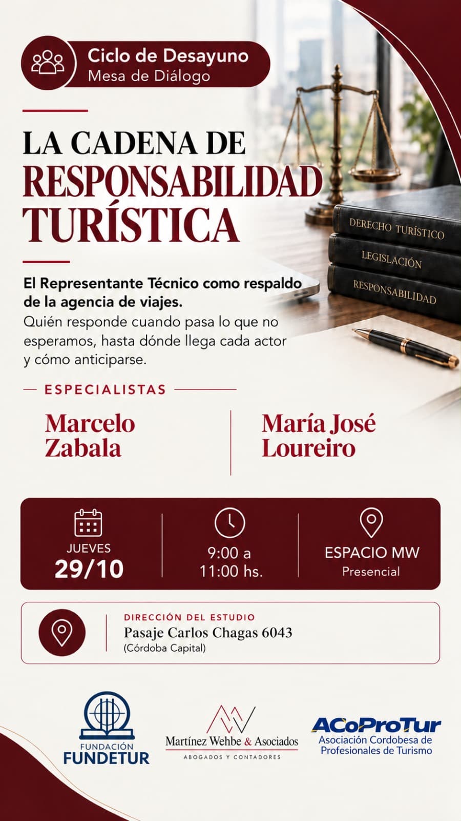 Mesa de diálogo - "La cadena de responsabilidad turística"